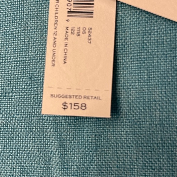 TORY BURCH bear bag charm key ring fob faux shearling mismatched jeweled eyes - Picture 8 of 15